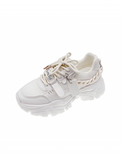 Replica Outdoor Chain Round Toe Lace Up Running Shoes #800315 $27.30 USD for Wholesale