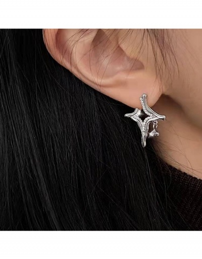 Replica Ins Style Cool Rhinestone Earrings For Ladies #800316 $4.32 USD for Wholesale