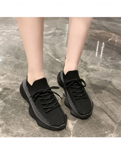 Replica  Sport Knitting Summer Lace Up Running Shoes #800321 $21.42 USD for Wholesale