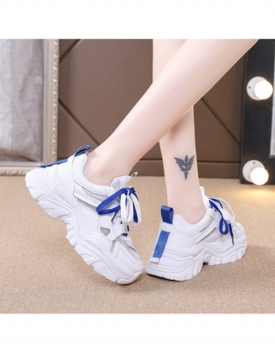 Replica  Sport Casual Wedge Contrast Color Running Shoes #800323 $28.53 USD for Wholesale