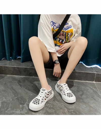  Casual Plaid Korean Version Canvas Shoes #800329 $22.48 USD, Wholesale Fashion Sneaker