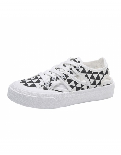 Replica  Casual Plaid Korean Version Canvas Shoes #800329 $22.48 USD for Wholesale