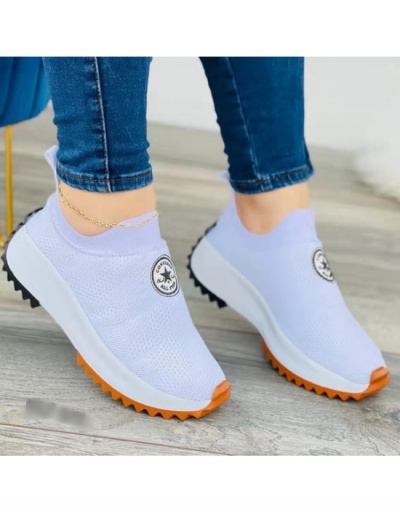  Casual Wedge Pure Color Canvas Sneaker For Women #800333 $29.84 USD, Wholesale Fashion Sneaker