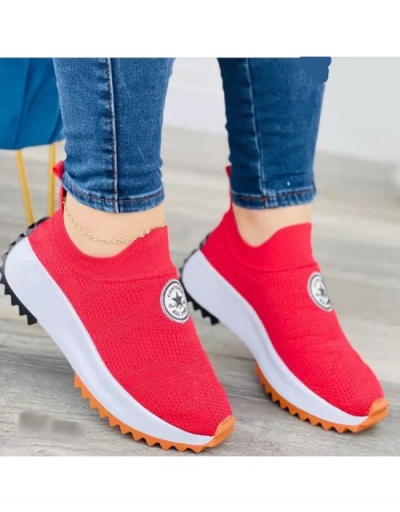 Replica  Casual Wedge Pure Color Canvas Sneaker For Women #800333 $29.84 USD for Wholesale