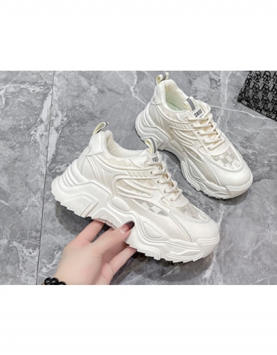 Replica  Casual Round Toe Wedge Lace Up Running Shoes #800337 $27.63 USD for Wholesale