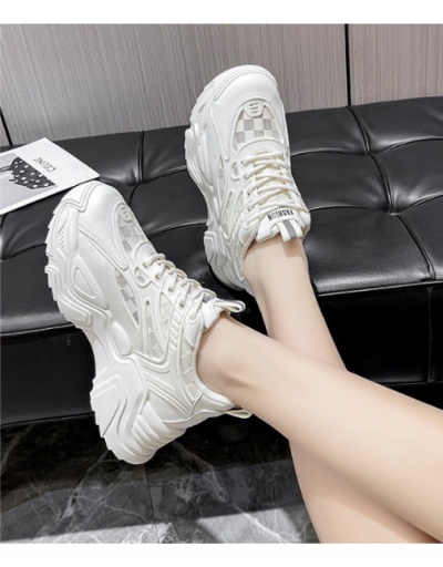 Replica  Casual Round Toe Wedge Lace Up Running Shoes #800337 $27.63 USD for Wholesale