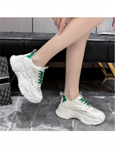 Replica  Casual Round Toe Wedge Lace Up Running Shoes #800337 $27.63 USD for Wholesale