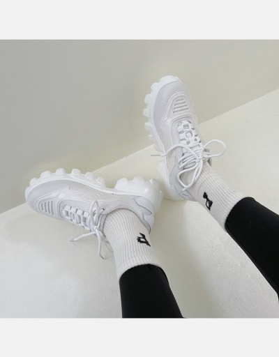 Replica Sports Men Color Blocking Solid White Sneakers For Women #800342 $36.99 USD for Wholesale