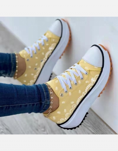 Canvas  Lace Up Printing Sports Shoes #800343 $29.71 USD, Wholesale Fashion Sneaker