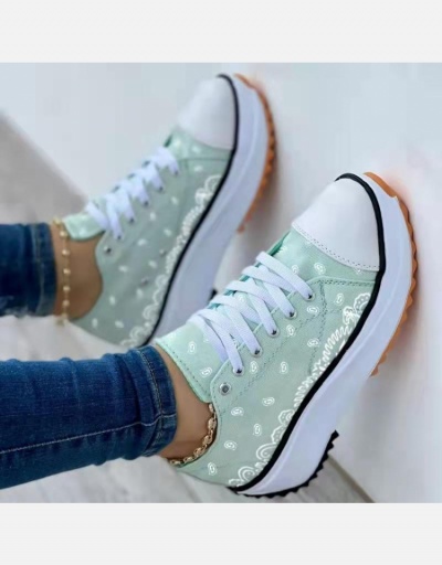 Replica Canvas  Lace Up Printing Sports Shoes #800343 $29.71 USD for Wholesale