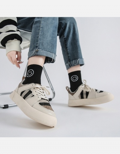  Leisure Time Lace Up Design Sneakers Shoes #800345 $23.38 USD, Wholesale Fashion Sneaker