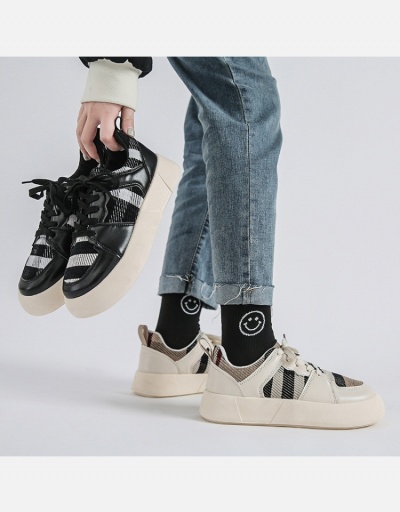 Replica  Leisure Time Lace Up Design Sneakers Shoes #800345 $23.38 USD for Wholesale