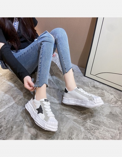  Lace Up Star Contrast Color Sneaker News #800347 $23.66 USD, Wholesale Fashion Sneaker