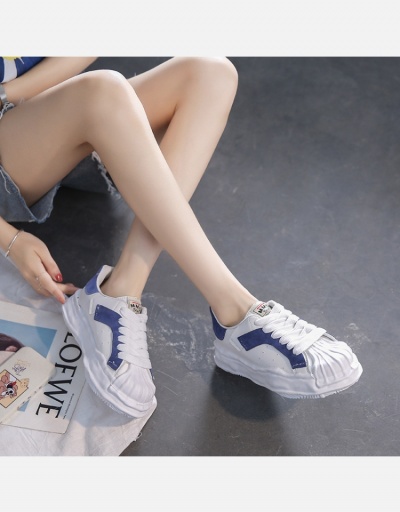 Replica  Leisure Time Lace Up Contrast Color Running Shoes #800348 $20.28 USD for Wholesale