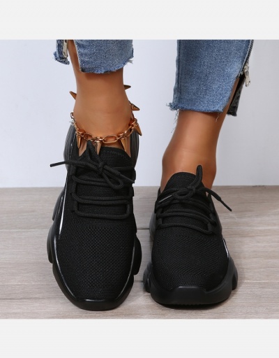 Easy Matching Sports Casual Women Lace Up  Sneakers #800349 $25.48 USD, Wholesale Fashion Sneaker