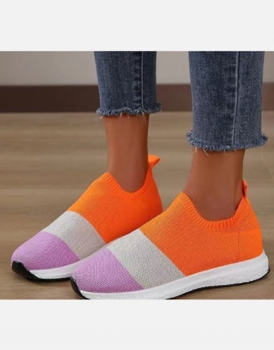 Replica  Women Colorblock  Casual Round Toe Sneaker #800350 $21.36 USD for Wholesale