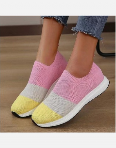 Replica  Women Colorblock  Casual Round Toe Sneaker #800350 $21.36 USD for Wholesale