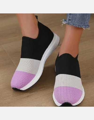 Replica  Women Colorblock  Casual Round Toe Sneaker #800350 $21.36 USD for Wholesale