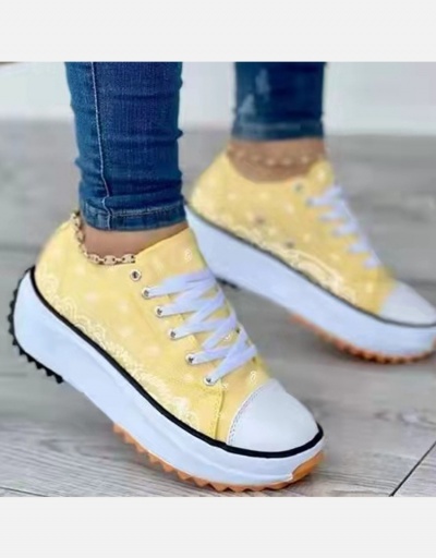 Replica  Casual Printing Chunky Canvas Shoes  #800351 $28.65 USD for Wholesale