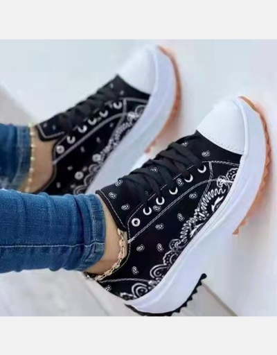 Replica  Casual Printing Chunky Canvas Shoes  #800351 $28.65 USD for Wholesale