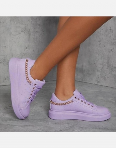 Trendy Fashion Chain Thick-Soled Shoes Women #800353 $24.89 USD, Wholesale Fashion Sneaker