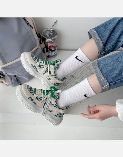  Spring Houndstooth Printed Casual Sneaker   #800355 $21.97 USD, Wholesale Fashion Sneaker