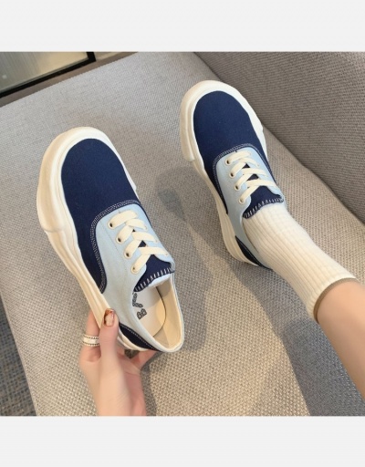 Replica Color Block Round Toe Designer Sneakers #800356 $38.66 USD for Wholesale