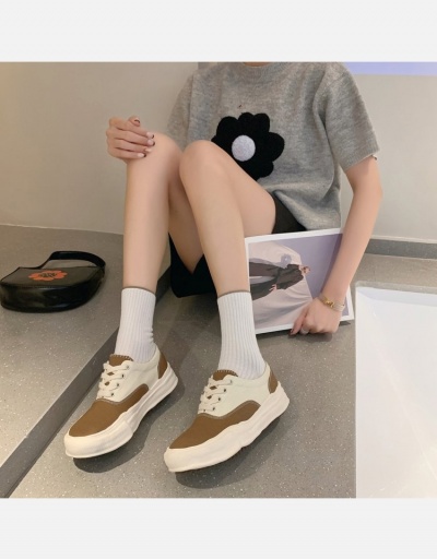 Replica Color Block Round Toe Designer Sneakers #800356 $38.66 USD for Wholesale