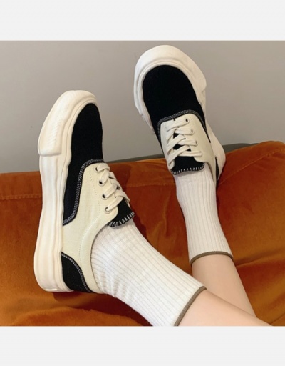 Replica Color Block Round Toe Designer Sneakers #800356 $38.66 USD for Wholesale