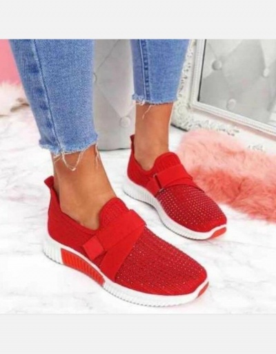 Replica Women Casual Rhinestone Sneaker #800364 $16.61 USD for Wholesale