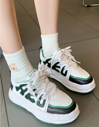 Trendy Contrast Color Dissolving Sole Sneakers #800366 $24.90 USD, Wholesale Fashion Sneaker