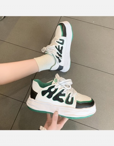 Replica Trendy Contrast Color Dissolving Sole Sneakers #800366 $24.90 USD for Wholesale