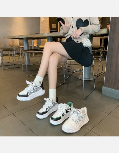 Replica Trendy Contrast Color Dissolving Sole Sneakers #800366 $24.90 USD for Wholesale