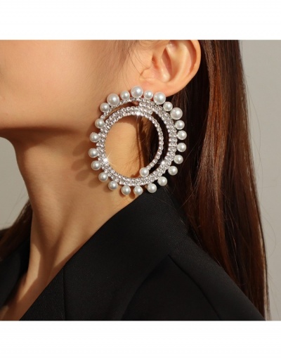  Luxury Personalized Rhinestone Faux Pearl Women's Earrings #800376 $14.92 USD, Wholesale Fashion Earrings