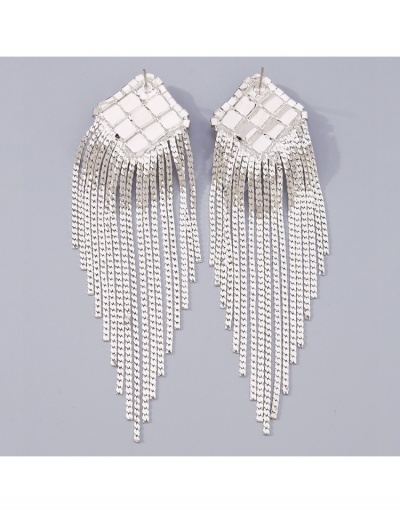 Replica  Fashion Elegant Rhinestone Tassels Women's Earrings #800377 $10.33 USD for Wholesale