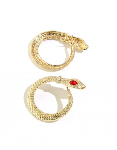 Replica  European Retro Serpentine Rhinestone Alloy Women's Earrings  #800380 $6.21 USD for Wholesale