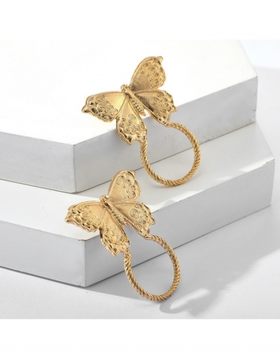 Replica  Fashion Metal Decor Stereo Butterfly Women's Earrings #800381 $4.29 USD for Wholesale