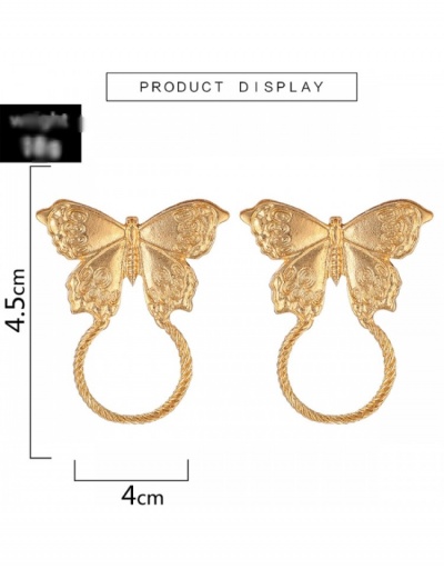 Replica  Fashion Metal Decor Stereo Butterfly Women's Earrings #800381 $4.29 USD for Wholesale