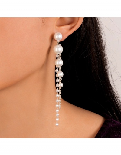  Luxury Faux Pearl Beaded Women's Earrings #800382 $5.62 USD, Wholesale Fashion Earrings