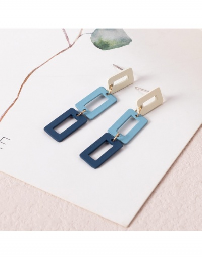 Replica Women Contrast Color Stylish Long Earrings #800388 $6.94 USD for Wholesale