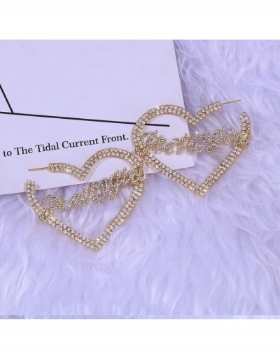 New Women Fashion Rhinestone Earrings #800389 $11.10 USD, Wholesale Fashion Earrings