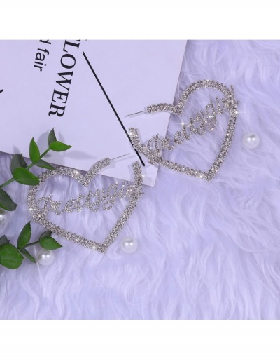 Replica New Women Fashion Rhinestone Earrings #800389 $11.10 USD for Wholesale