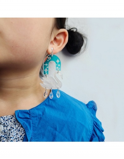 Replica  Temperament  Acrylic Crystal Female Earrings #800393 $6.16 USD for Wholesale