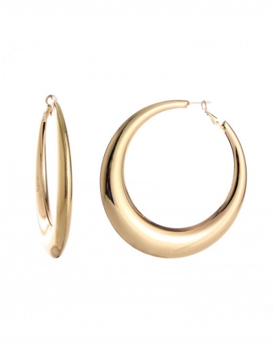 Replica Designer Stylish Ladies Alloy Black Hoop Earring  #800395 $7.21 USD for Wholesale