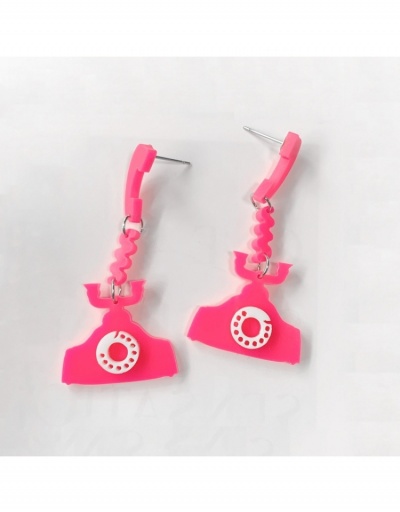 Chic Cute Retro Telephone Fun Earrings #800399 $5.78 USD, Wholesale Fashion Earrings