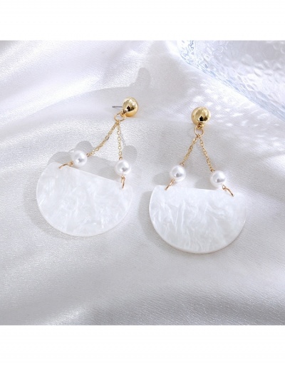 Replica  Round Gold Ball Faux Pearl Earrings For Women #800403 $9.10 USD for Wholesale