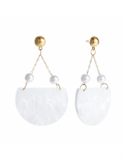 Replica  Round Gold Ball Faux Pearl Earrings For Women #800403 $9.10 USD for Wholesale