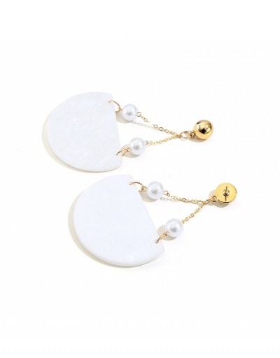 Replica  Round Gold Ball Faux Pearl Earrings For Women #800403 $9.10 USD for Wholesale