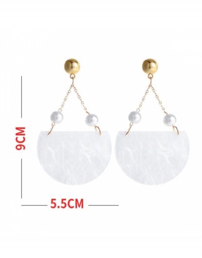 Replica  Round Gold Ball Faux Pearl Earrings For Women #800403 $9.10 USD for Wholesale