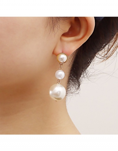 Versatile Fashion Faux Pearl Earrings For Ladies #800412 $4.28 USD, Wholesale Fashion Earrings